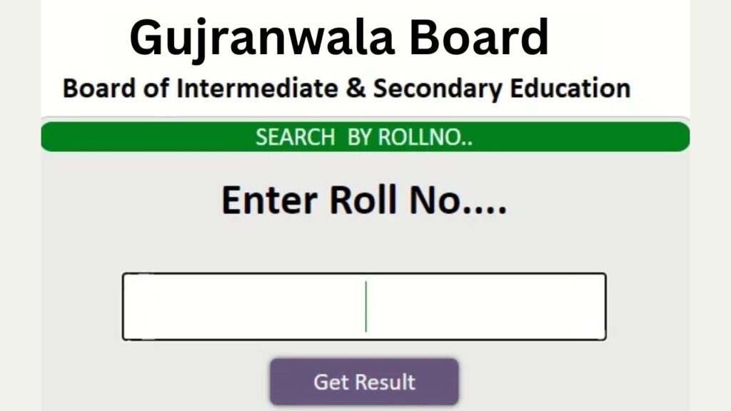 How to Check 1st Year Result 2024 Gujranwala Board